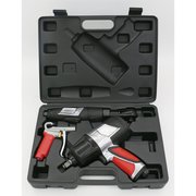 Milton Industries 3-Piece Professional Air Tool Kit - (Impact Wrench, Air Ratchet, and High-Flow Blow Gun) EX0303KIT